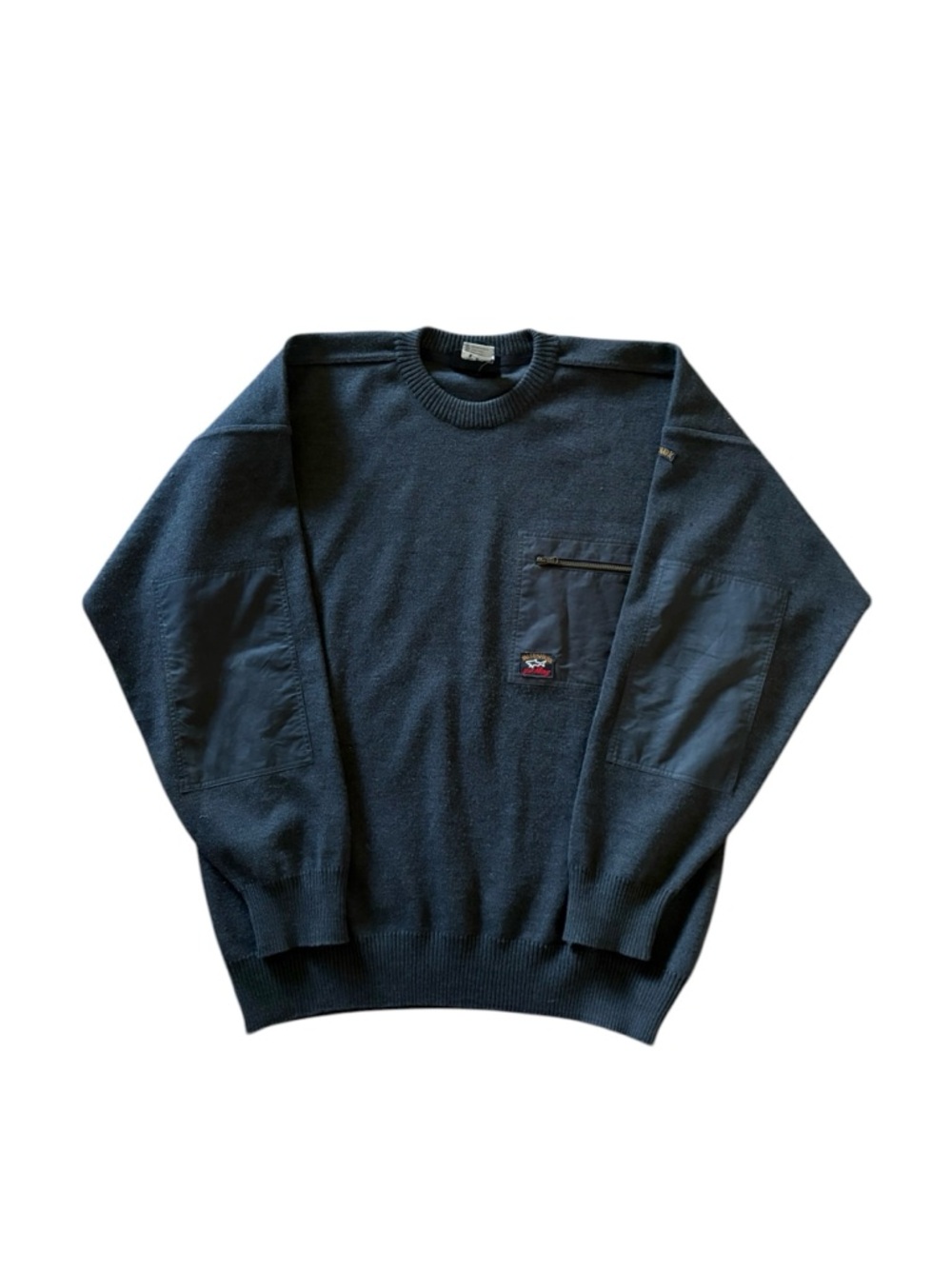 Vintage Paul & Shark Yachting Sailing Old Money Wool Blend Sweater Made in Italy